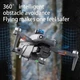 Квадрокоптер L300 Pro Max - дрон, GPS, Dual Camera, 5G WiFi, лазерное избегание препятствий, полет до 500 м, до 28 минут, складной, пульт с экраном 5,9", кейс, серый - изображение 7