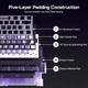 Игровая Клавиатура AULA HERO 68 HE Purple Магнитные Свитчи. Проводная 8000Hz/s. RGB Панель, 68 keys, Switch 0.1mm. Rapid Trigger - изображение 5