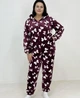 Костюм женский домашний махра Бантик Triko 48-50 Бордовый 86891445-5 - изображение 4