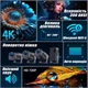 Портативный Проектор Magcubic HY320 Mini для Домашнего Кинотеатра на Андроид 11 с WiFi 300 ANSI HD - изображение 4
