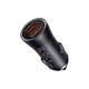 Автомобильное зарядное устройство Baseus Golden Contactor Max Dual Fast Charger Car Charger U+U 60W Dark Gray (CGJM000013) - изображение 1