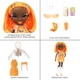 Кукла с аксессуарами Mga Rainbow High Michelle Orange Fashion Doll 28 см (583127) - изображение 4