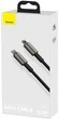 Kabel Baseus Tungsten Gold Fast Charging Data Cable Type-C to iP PD 20W 2 m Black (CATLWJ-A01) - obraz 7