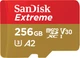 Karta pamięci SanDisk Extreme microSDXC UHS I 256GB Class A2 V30 (SDSQXAV-256G-GN6GN) - obraz 1