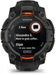 Smartwatch Garmin Instinct 3 45mm Solar Black Bezel with Black Band (010-02934-00) - obraz 4