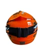 Эндуро кроссовый мотошлем + очки Profi Orange - изображение 4