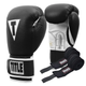 Рукавички боксерські шкіряні з бинтами TITLE Boxing Pro Style 3.0 розмір 14 унцій, чорно-білі - изображение 1