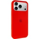 Чехол панель силиконовый Tech Protect Premium Soft-Touch Silicone Case Full Cover Protective для Apple iPhone 17 Pro Max (6.9") Красный / Red - изображение 1
