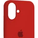 Чехол панель силиконовый Tech Protect Premium Soft-Touch Silicone Case Full Cover Protective для Apple iPhone 17 (6.3") Красный / Red - изображение 2