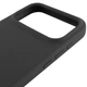 Чехол панель силиконовый Tech Protect Premium Soft-Touch Silicone Case Full Cover Protective для Apple iPhone 17 Pro Max (6.9") Черный / Black - изображение 4