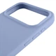 Чехол панель силиконовый Tech Protect Premium Soft-Touch Silicone Case Full Cover Protective для Apple iPhone 17 Pro Max (6.9") Голубой / Lilac Blue - изображение 4
