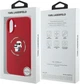 Etui plecki Karl Lagerfeld Silicone Karl&Choupette Heads Ring MagSafe do iPhone 16 Red (3666339318680) - obraz 4