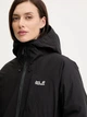 Пуховик зимний женский Jack Wolfskin Icecape 2L Down Ins Jkt W Rds A65298-6000 XL Черный (4064886547475) - изображение 4