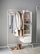 Вешалка для одежды напольная, белая, 99х152см, IKEA MULIG 601.794.34 - изображение 3
