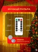 Светодиодная гирлянда-штора, 2×2 м, новогодняя интерьерная, 200LED, USB + пульт ДУ, теплый белый свет (9889684589) - изображение 7