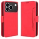 Чохол Deexe Wallet Stand для ZTE Blade A76 - Red - зображення 1
