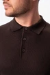 Джемпер поло трикотаж K.O.R 0207 Темно-коричневый (977/brown) 4XL - изображение 4