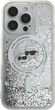 Etui plecki Karl Lagerfeld Liquid Glitter Karl&Choupette Head Magsafe do iPhone 16 Pro Max Transparent (3666339319151) - obraz 3