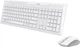 Комплект бездротовий Rapoo 8210M Wireless/Bluetooth White - изображение 1