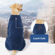 Флисовый комбинезон для собак Wan Talk Four-legged Pullover Dog Coat, Navy Blue, S - изображение 3
