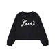 Толстовка на флисе для девочек с логотипом Levi's Черный (085 pvu jet black (104 (4A)) - изображение 4