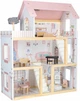 Domek dla lalek KIK drewniany Mebelki 78 cm Różowy LED (5903039763432) - obraz 2