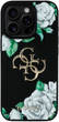 Панель Guess Grained Roses Big 4G для Apple iPhone 16 Pro Black (3666339426941) - зображення 2
