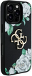 Панель Guess Grained Roses Big 4G для Apple iPhone 16 Pro Max Black (3666339426958) - зображення 3