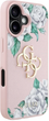 Панель Guess Grained Roses Big 4G для Apple iPhone 16 Pink (3666339427078) - зображення 4