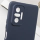 Чохол TPU GETMAN Liquid Silk Full Camera для Xiaomi Redmi Note 10 Pro/10 Pro Max Синій/Midnight Blue - изображение 3