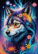 Пазл Портрет чарівного вовка - Magical Wolf Portrait (Enjoy-2164) - зображення 5