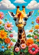 Пазл Милый жираф - Cute Giraffe (Enjoy-2151) - изображение 3