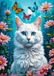 Пазл Белый Кот - White Cat (Enjoy-2140) - изображение 4