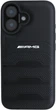 Панель AMG Leather Debossed Lines Black Logo для Apple iPhone 16 Black (AMHCP16SGSEBK) - зображення 3