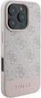 Панель Guess 4G Bottom Stripe для Apple iPhone 16 Pro Max Pink (GUHCP16XG4GLPI) - зображення 4