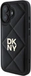 Панель DKNY Quilted Stack Logo для Apple iPhone 16 Black (DKHCP16SPQDSLK) - зображення 2