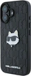 Панель Karl Lagerfeld Monogram Choupette Head Pin для Apple iPhone 16 Black (KLHCP16SPGKLCHPK) - зображення 2