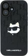 Панель Karl Lagerfeld Monogram Choupette Head Pin для Apple iPhone 16 Black (KLHCP16SPGKLCHPK) - зображення 3