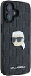 Панель Karl Lagerfeld Monogram Karl Head Pin для Apple iPhone 16 Black (KLHCP16SPGKLKIPK) - зображення 4
