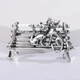 Брошь BROCHE бижутерия Животные Котики на лавочке серебристая BRBF115154 - изображение 2