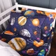 Наволочка MirSon Kids Time Бязь 17-0884 Astro World 50х70 см (2200012199695) - изображение 1