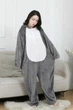 Пижама Детская Кигуруми Для Детей И Подростков Хаски С Языком Серая Kigurumi 100 (90-100) (369152) - изображение 2