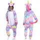 Пижама Детская Кигуруми Звездный Единорог Единорог Многоцветный Kigurumi 130 (120-130) (369157) - изображение 4