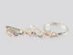 Серебряный комплект с золотыми пластинами Silver Style 218 - изображение 2