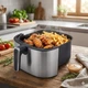 Аерофритниця Sokany SK 10052 1700W Аерогриль безмасляна мультипіч для приготування без олії 7 л з сенсорним керуванням - зображення 4