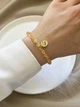 Браслет из натурального цитрина с подвеской 5141 - изображение 3
