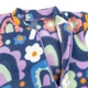 Комбинезон на молнии Dexter`s флис flower lilac 68 см синий - изображение 3