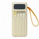 Повербанк ACL SOLAR PW-141 (PD 20W, QC3.0 22.5W, Type-C, Lightning, MicroUSB, 30000 mAh) Beige - зображення 2