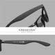 Мужские поляризационные солнцезащитные очки KINGSEVEN 765 Black Gray - изображение 2