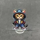 Акриловая коллекционная фигурка Chibi Котик 10 cм - изображение 1